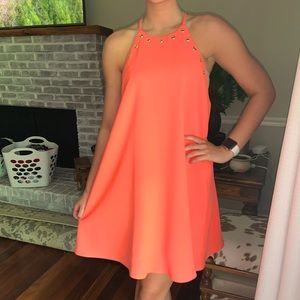 NWOT Amanda Uprichard Orange Dress